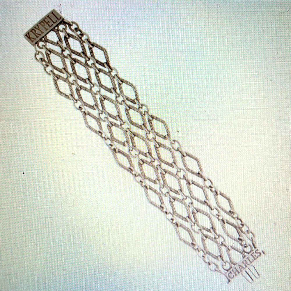 Charles Krypell multi strand link bracelet